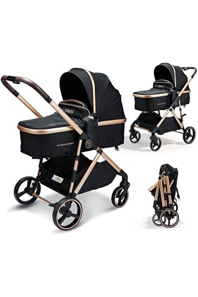 GENERAL Hibobi Aurora Baby Pram Stroller, Luxury 2-in-1 Convertible from Bass...
