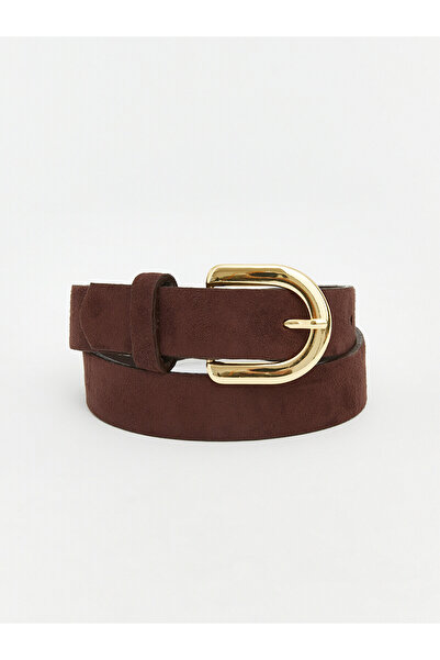 LC Waikiki Trendlucky Suede Look Belt for Girls with a Difference