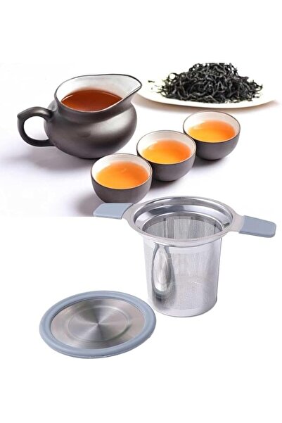 Tazweeq Tea Infuser with Lid, Fine Mesh Stainless Steel Diffuser, Heat Resist...