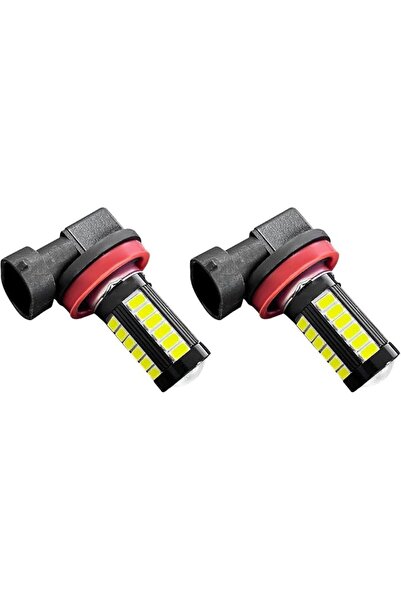 Bukela قطعتان من مصابيح الضباب LED طراز H8 H11، 6500 كلفن، فائقة السطوع، 12 ف...