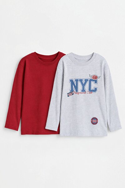 LEFTIES 2'li karma t-shirt paketi