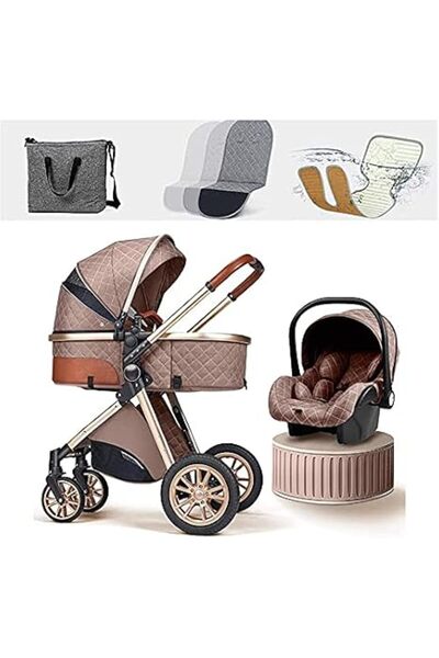 GENERAL Lightweight Infant Strollers 3 in 1 Baby Trolley, Foldable Stroller C...