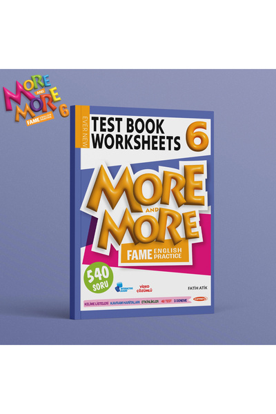 Kurmay ELT More and More 6. Sınıf Fenomen English Test Book Worksheets Maarif