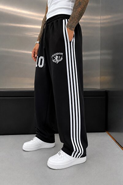 NOMARC Black 10 returned baggy trackpants