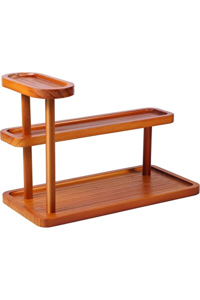 Arabest 3-Tier Wooden Desktop Organizer Shelf,Multi-Purpose Storage Rack for ...