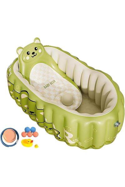 Generic Inflatable Bathtub Infant Non-Slip Basin 6-36 Months Must Have | Infl...