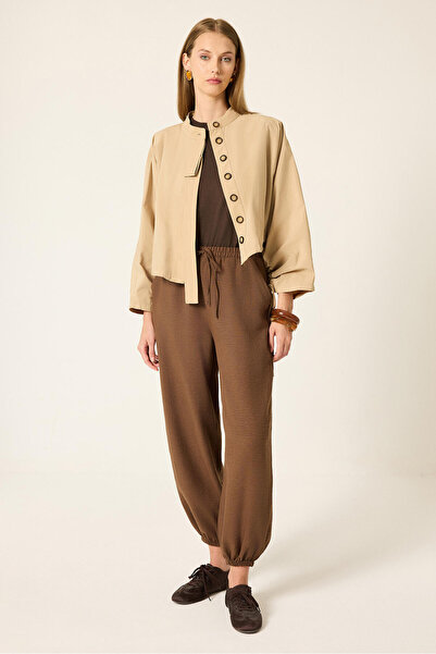 Touché Privé Tie-Waisted Tight-Leg Shalwar Pants