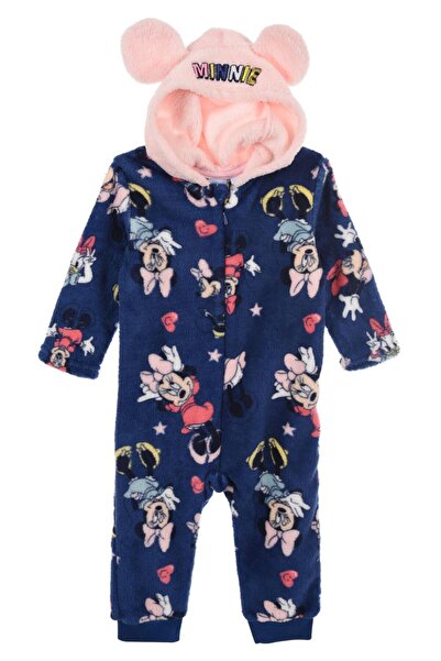 Sun City Fashion Group Ολόσωμη πυτζάμα φλις Minnie Mouse μπλε