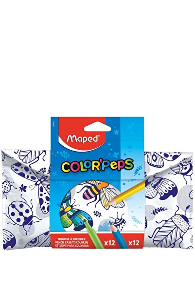 Maped Set coloriaj, Penar de personalizat + 12 Creioane colorate Strong + 12 ...