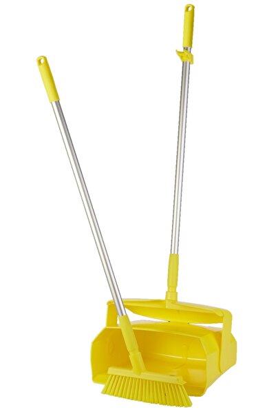 OEM Broom And Dustpan Set 350Mm, Yellow Local Cleaning Products, 350 mm