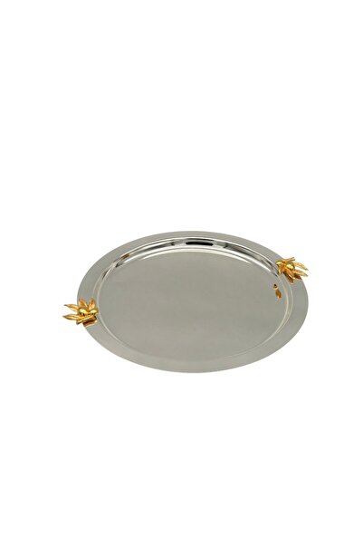 B&D Round Serving Tray 12.5 Inches – Practical Tray for Snacks, Desserts & Dr...