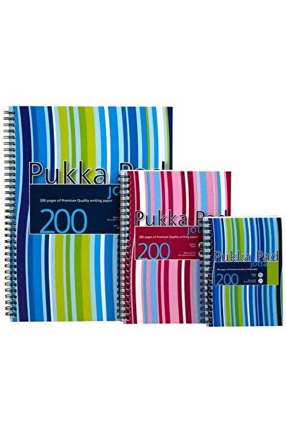 PUKKA PAD A4 Zápisník s dvojitou spirálou, 100 listů, 80 g/m², PP obaly, Pukk...