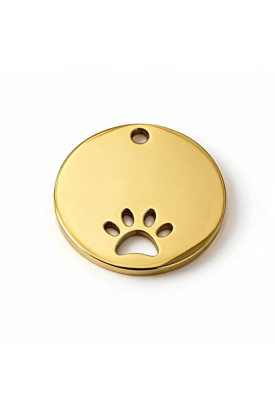 Belora Pandantiv gravabil cu design lăbuță, din metal, ideal pentru personali...