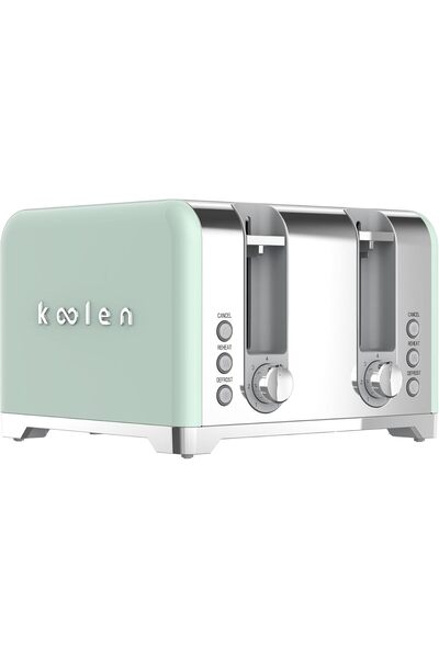 Koolen محمصة خبز من الفولاذ المقاوم للصدأ بـ 4 شرائح، طراز Limited Line، بقوة...