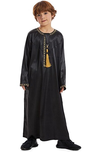 Generic Boys Coat & Jacket Product Category Arabic Thobe Muslim Thobe Long Sl...