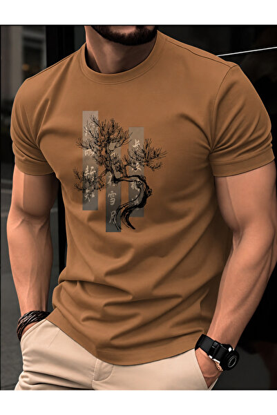 EURO CODE Men's Basic Crew Neck Short Sleeve Casual Comfortable Cut Plain Des...