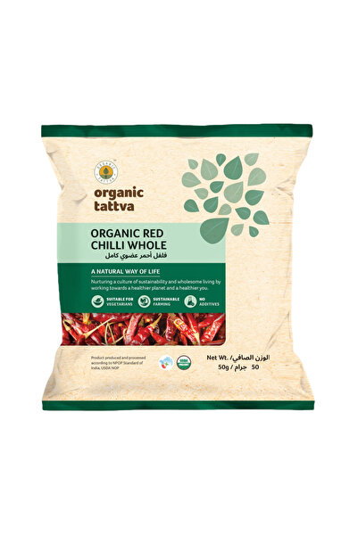 Generic Brand TATTVA Red Chilli Whole | 50g