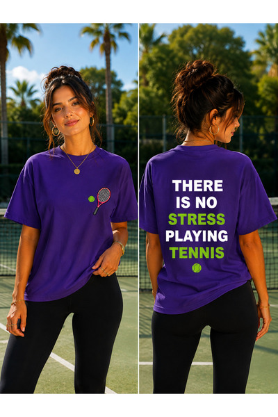 VODEXA Tricou unisex supradimensionat cu imprimeu tenis, 100% bumbac, cu tema...