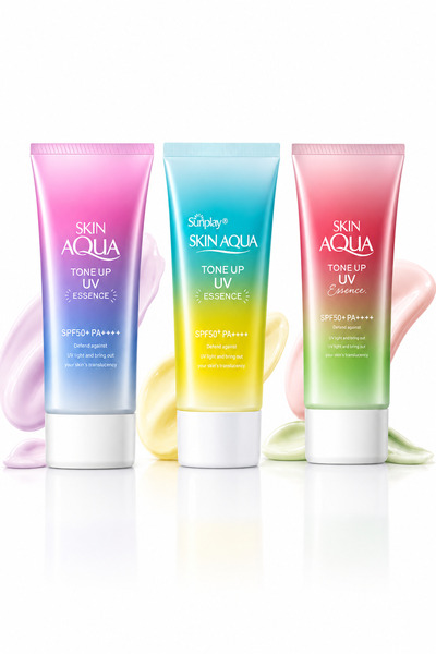 SKIN AQUA Glow & Tone-Up Uv Protection Trio Spf50+