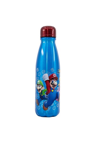 Disney Μπουκάλι Αλουμινίου 600ml Σούπερ Μάριο