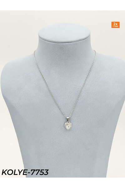 Bozhi Steel Necklace 45cm Glittering Style Suitable for Daily Combinations El...