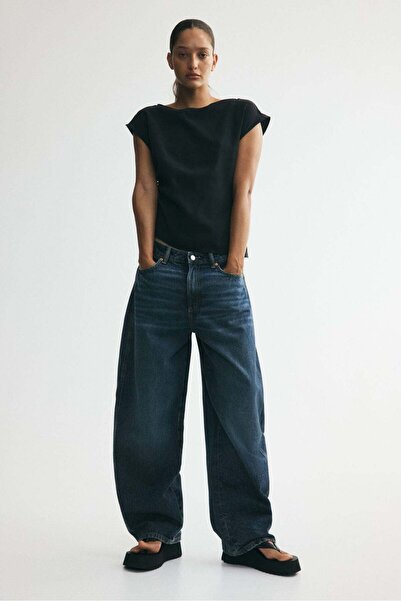 H&M Ruched viscose-blend top