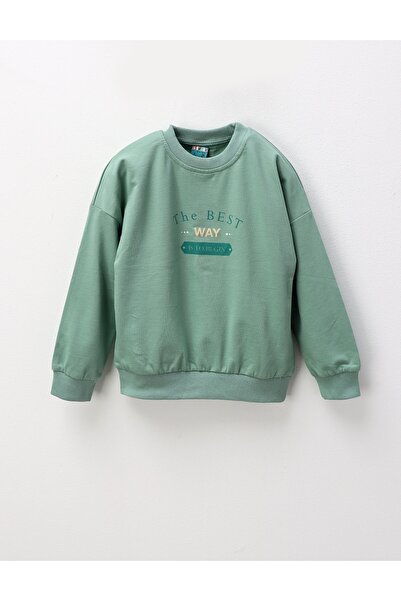 MiniKids Bluza BE BEST WAY, verde