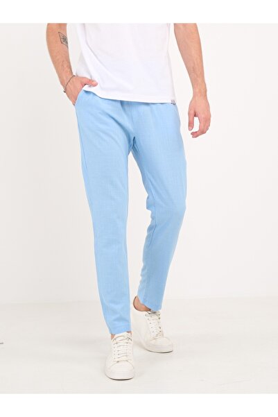 Lee Cooper - Pantaloni lungi barbat de culoare uniforma cu snur