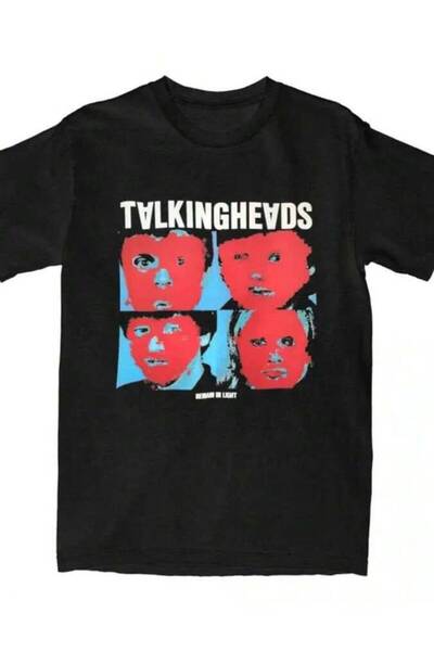 23ERVA Rock Talking Heads T-Shirts For Men And Women, Light Band Shirts, Hip ...