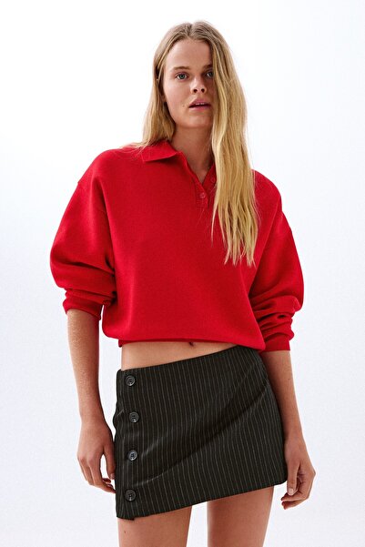 Bershka Düğmeli mini etek