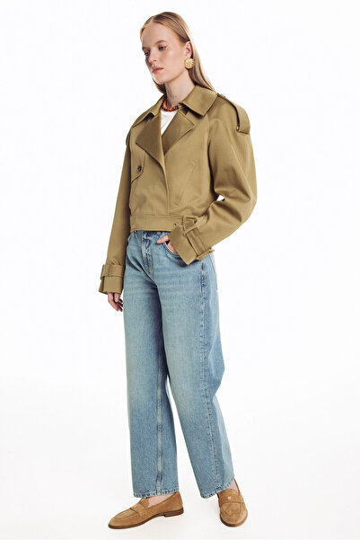 Ted Baker Lacivert Kadın Geniş Fit Pantolon TBWRDN2009-1