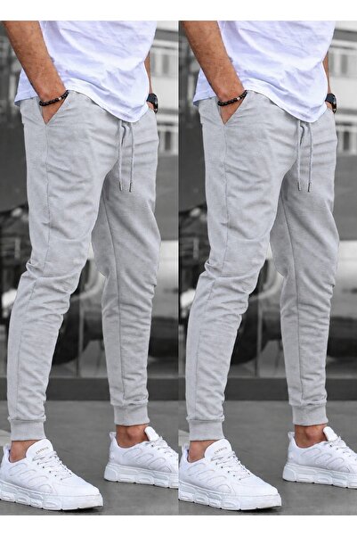 TORUK MAKTO Set de 2 pantaloni de trening unisex cu tiv cu nervuri Jogger, cu...