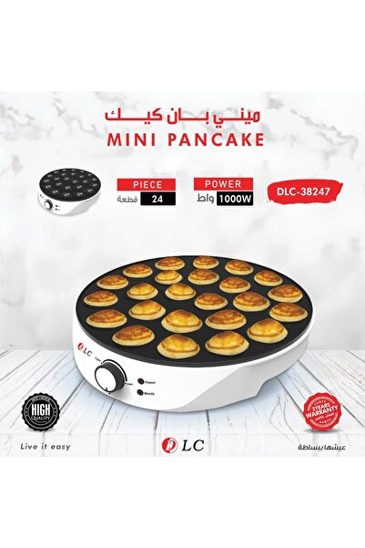 DLC Dlc-38247 1000W Mini Pancake Maker - 24 Pcs Capacity