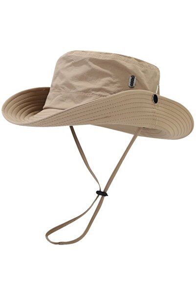 STARSTAR Hiking cap army green 55-58cm wide brim drawstring fisherman.