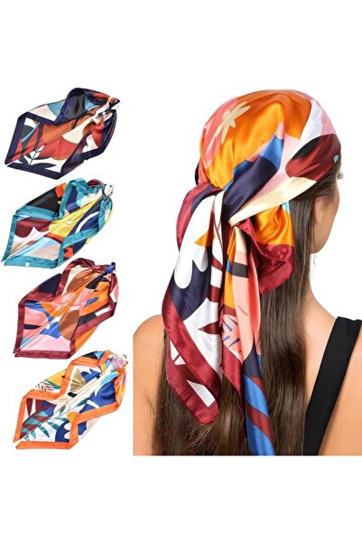 STARSTAR Women's silk scarves 4-pack.