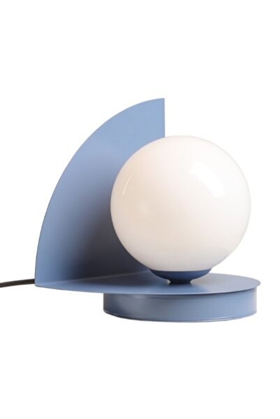 Aldex Lampă de masă albastru prăfuit, Aldex, Loop, metal, E14, 20x16x21cm