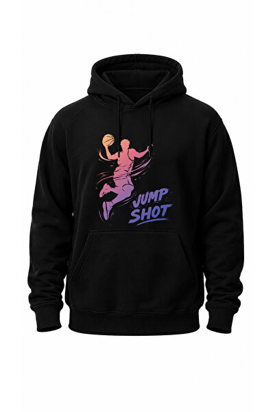 The Baski Unisex Basketball Slam Dunk Printed High-Quality Premium 3 Yarn Hoo...