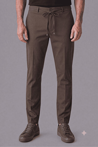Bisse Brown Jogger 4-Pocket Pants