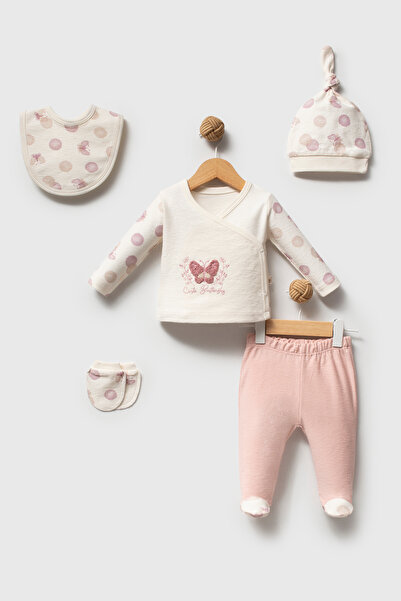 hhoneybaby 100% Organic Cotton Cute Butterfly Embroidered Baby Girl Set 100% ...