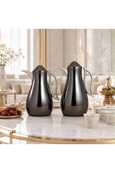 laverahome Luxury Glitter Grey Hospitality Tramisu Set |