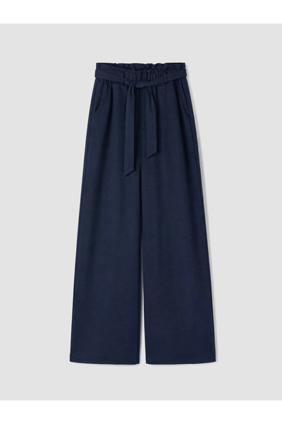 LC Waikiki Pantaloni de trening largi pentru fete cu talie elastică