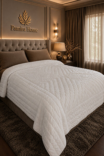 Pamira Home Single 100% Pure Wool Hand-Stitched 3 kg Quilt – Natural Heat Bal...