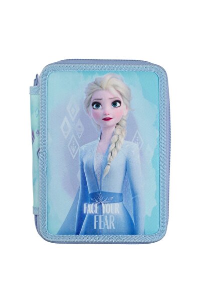 Zâna Casei Penar dublu albastru Frozen 2 16x4.5x21cm