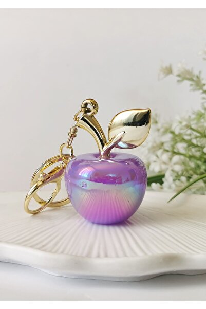 Halley Concept Purple Apple Figured Charm Keychain 11X4 cm