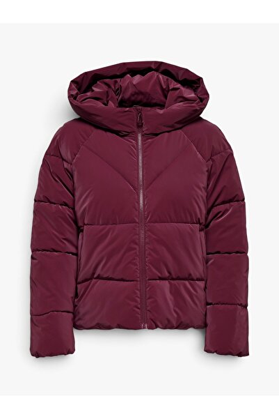 ONLY ONLECE PUFFER JACKET CS OTW Kadın Mor Ceket - 4654039