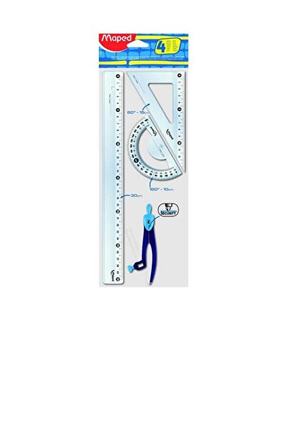 Maped Start Pergelli Maxi Çizim Seti 30 Cm. 4'Lü (899218)