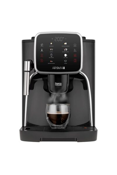 Teesa Espressor automat 19 bar, Dispozitiv spumare lapte, 1450W, rezervor apa...