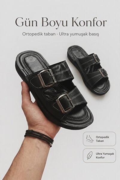 Modafırsat Erkek Terlik Ortopedik Medikal Ultra Yumuşak Terlik