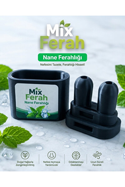 Aromalı Burun Açıcı İnhaler - Nane Ferahlığı