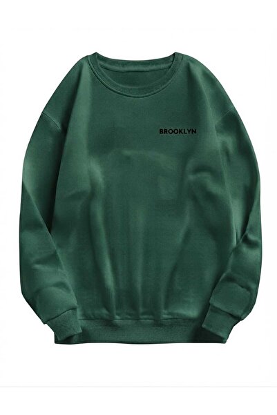 VALORWEAR 3 Threads Unisex Brooklyn Written Black Sweatshirt